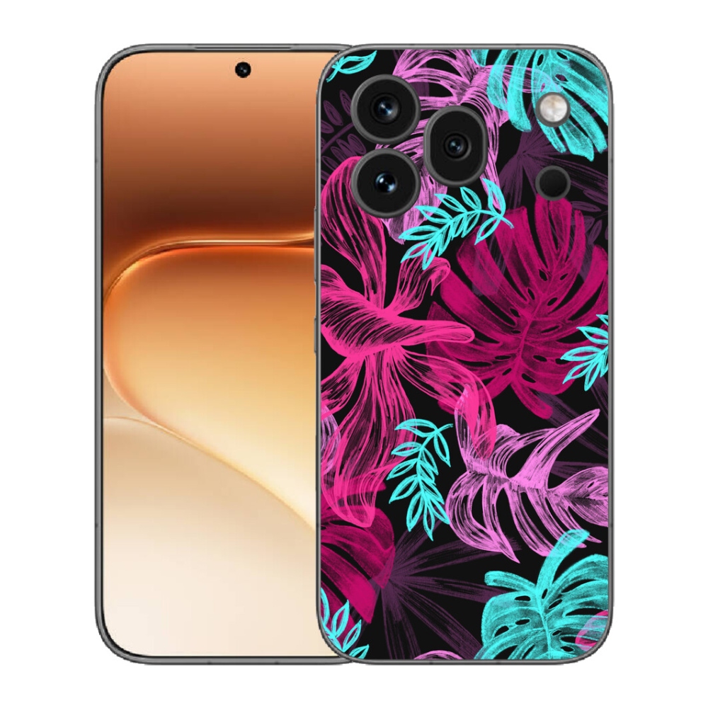 Gelový kryt mmCase na Honor 600 Pro - květiny 1