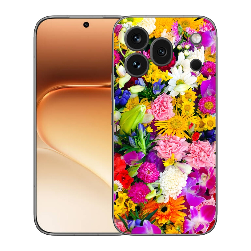 Gelový kryt mmCase na Honor 600 Pro - květiny 12