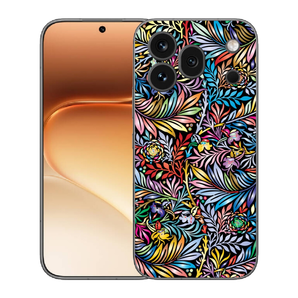 Gelový kryt mmCase na Honor 600 Pro - květiny 5
