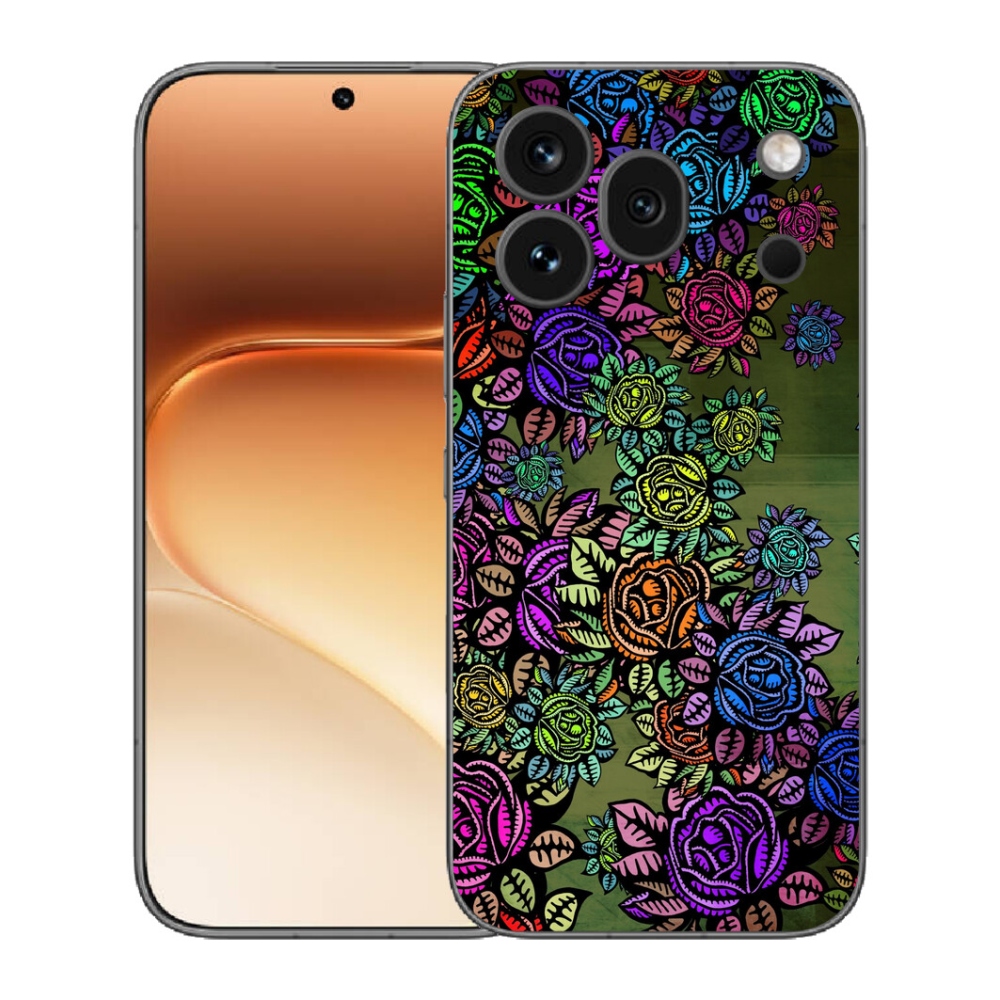 Gelový kryt mmCase na Honor 600 Pro - květiny 6