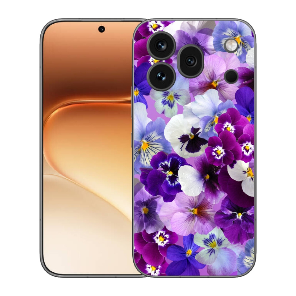 Gelový kryt mmCase na Honor 600 Pro - květiny 9