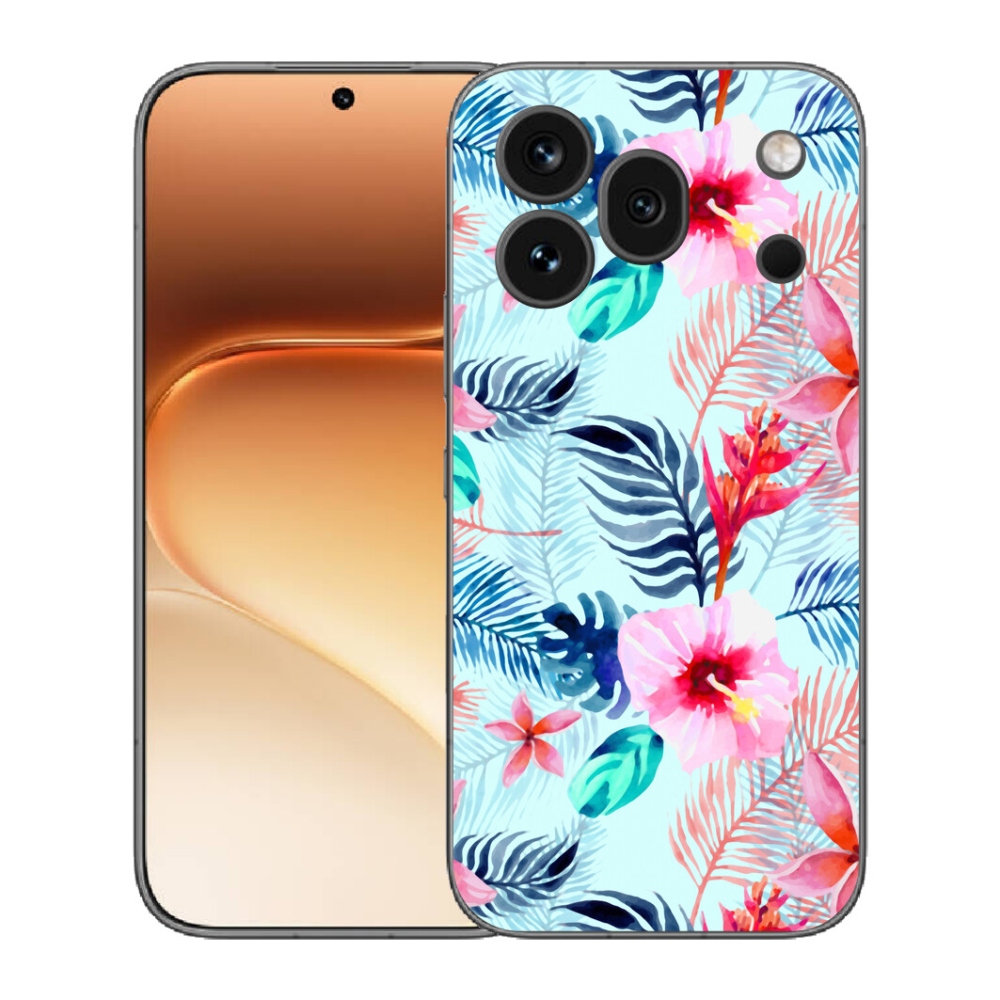 Gelový kryt mmCase na Honor 600 Pro - květiny