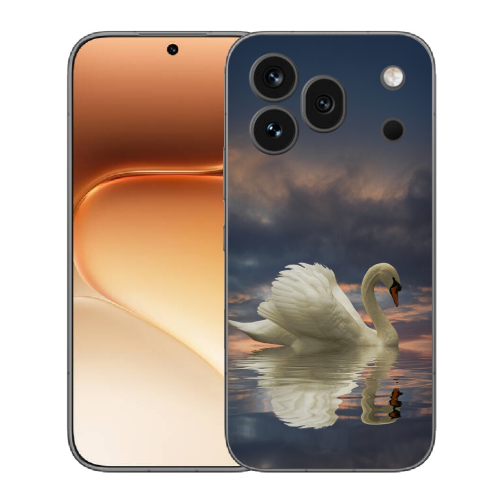 Gelový kryt mmCase na Honor 600 Pro - labuť