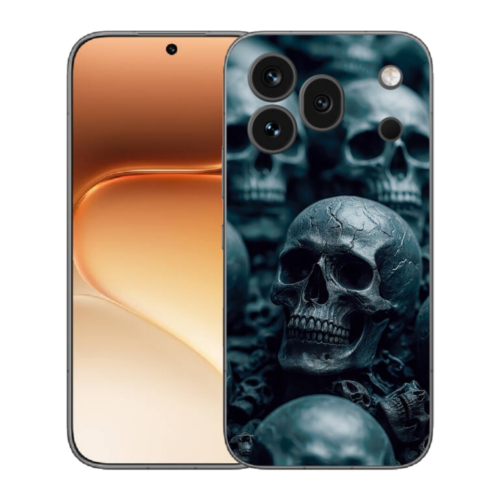 Gelový kryt mmCase na Honor 600 Pro - lebka 2