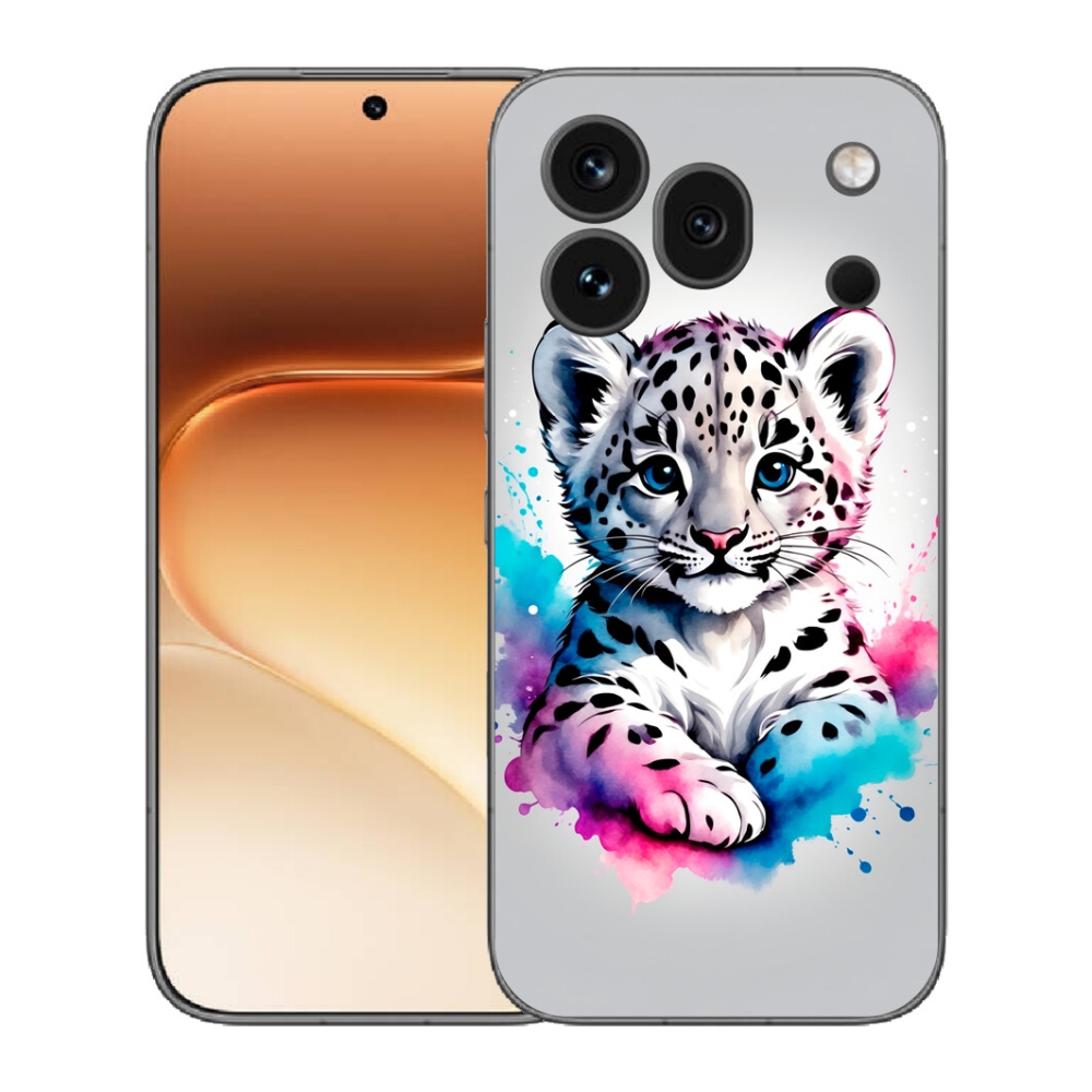 Gelový kryt mmCase na Honor 600 Pro - levhartí mládě