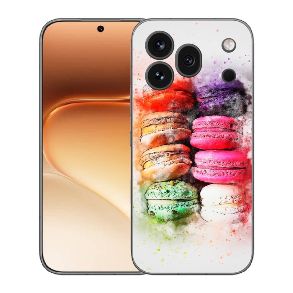 Gelový kryt mmCase na Honor 600 Pro - makrónky