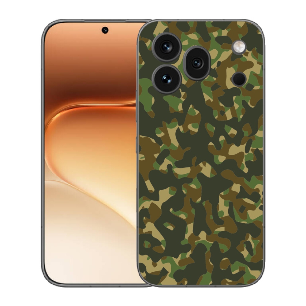 Gelový kryt mmCase na Honor 600 Pro - maskáčový vzor 1