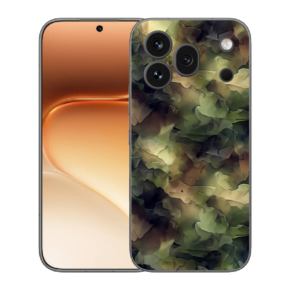Gelový kryt mmCase na Honor 600 Pro - maskáčový vzor 10