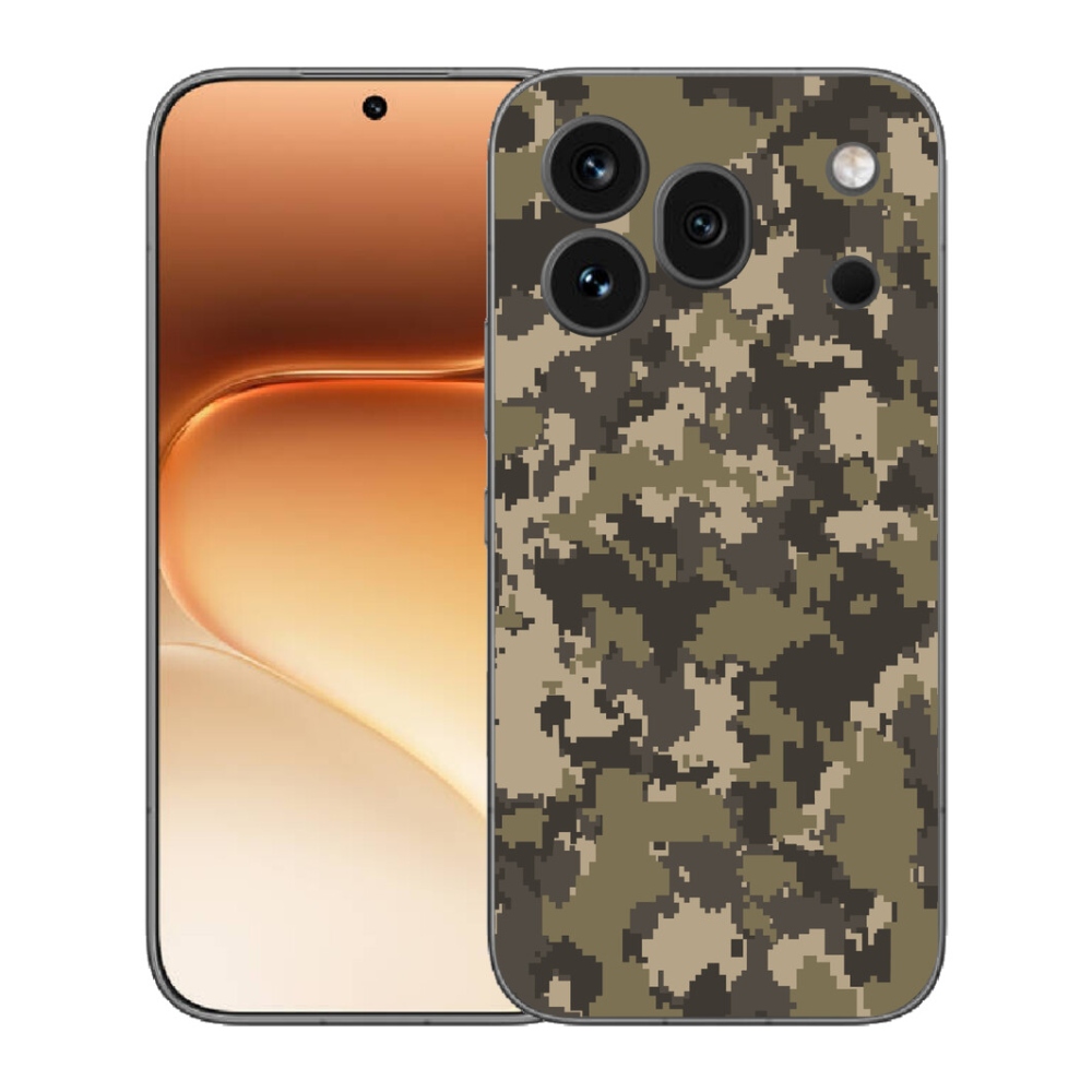 Gelový kryt mmCase na Honor 600 Pro - maskáčový vzor 12