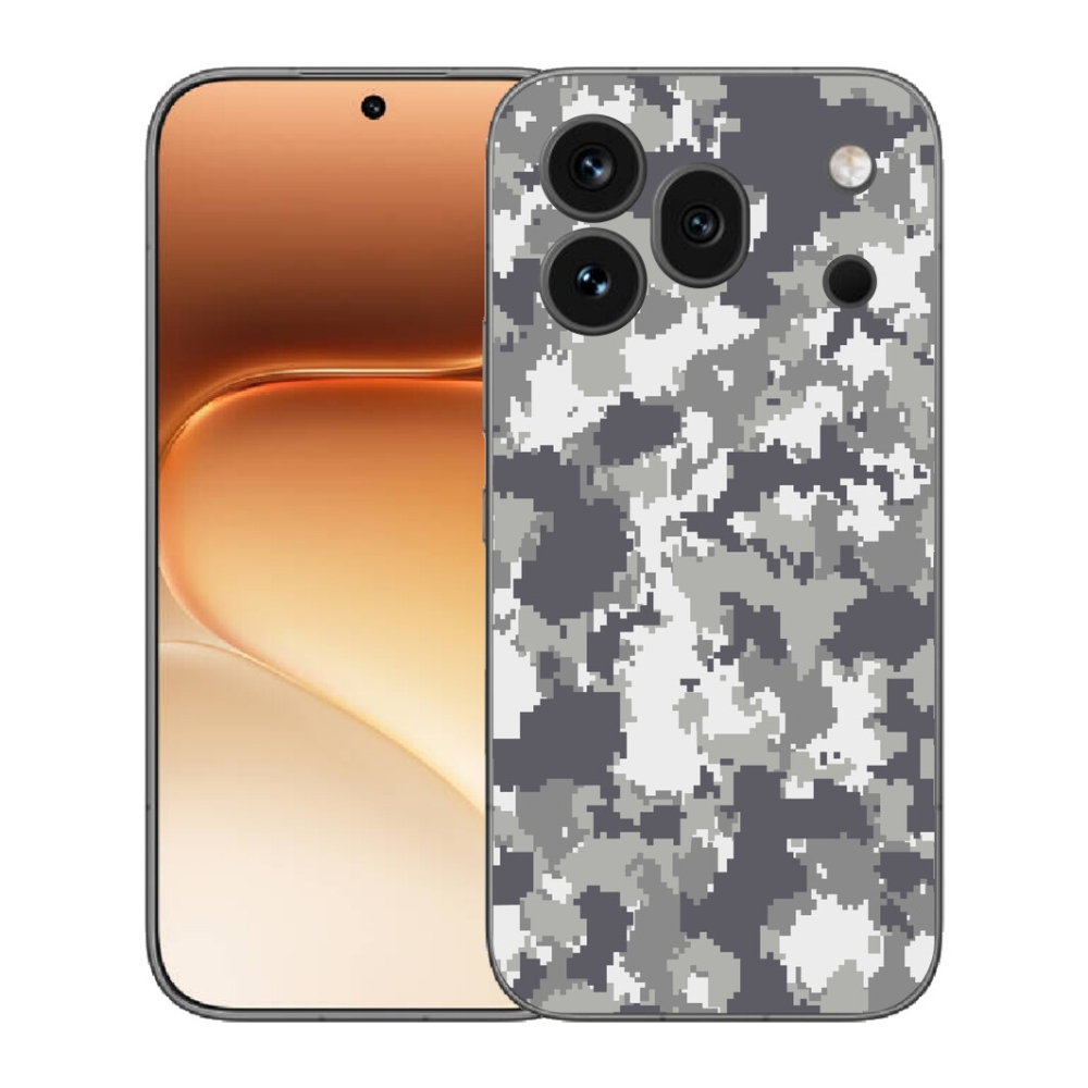 Gelový kryt mmCase na Honor 600 Pro - maskáčový vzor 2