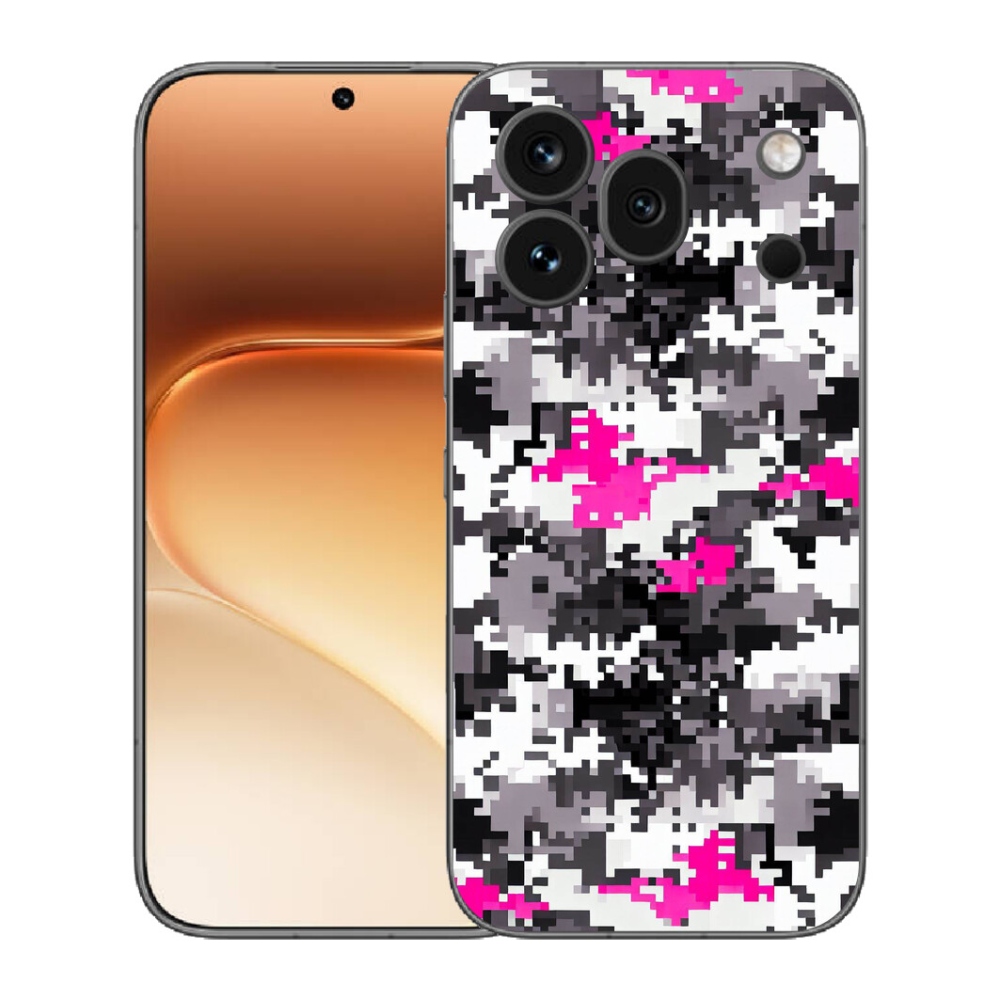 Gelový kryt mmCase na Honor 600 Pro - maskáčový vzor 4