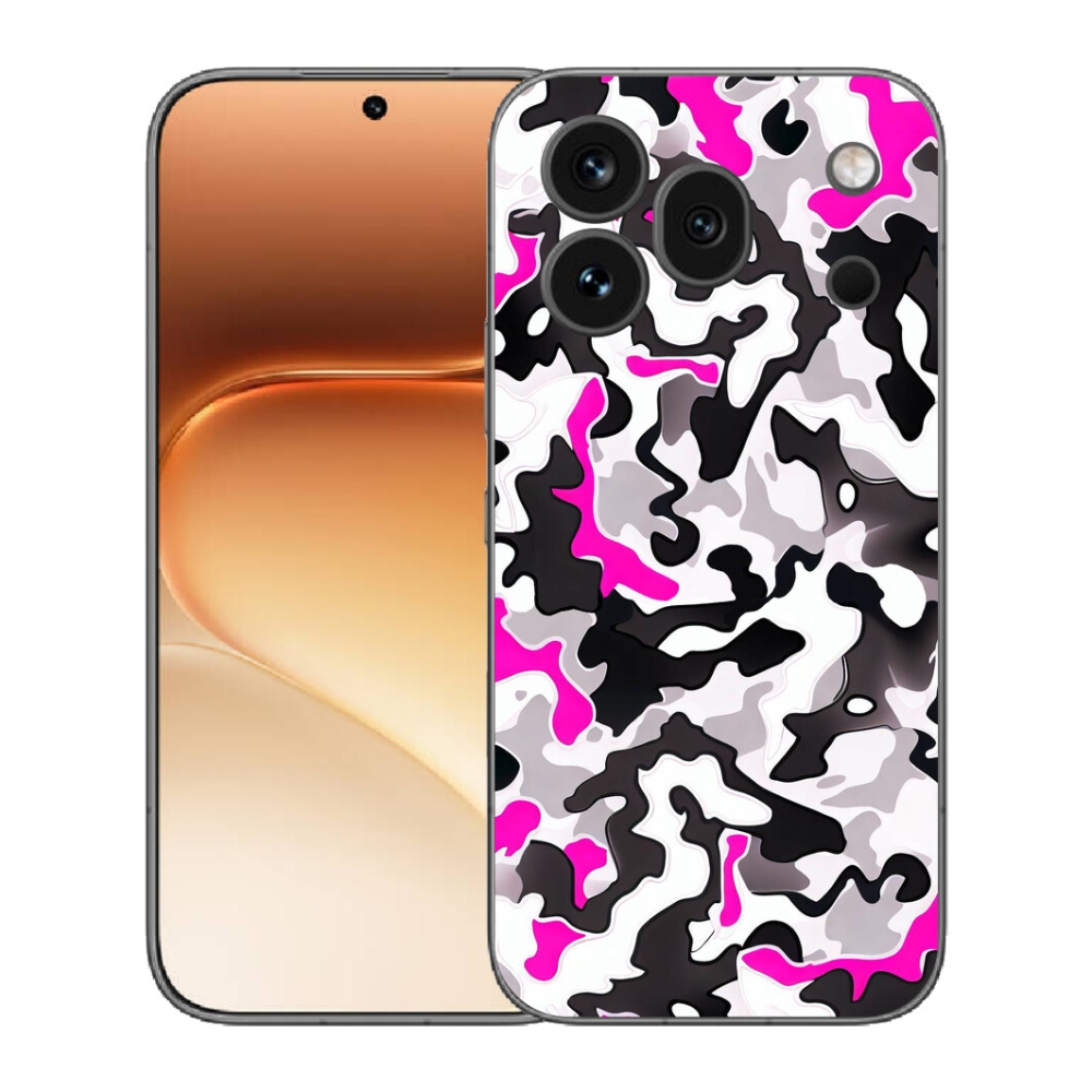 Gelový kryt mmCase na Honor 600 Pro - maskáčový vzor 5