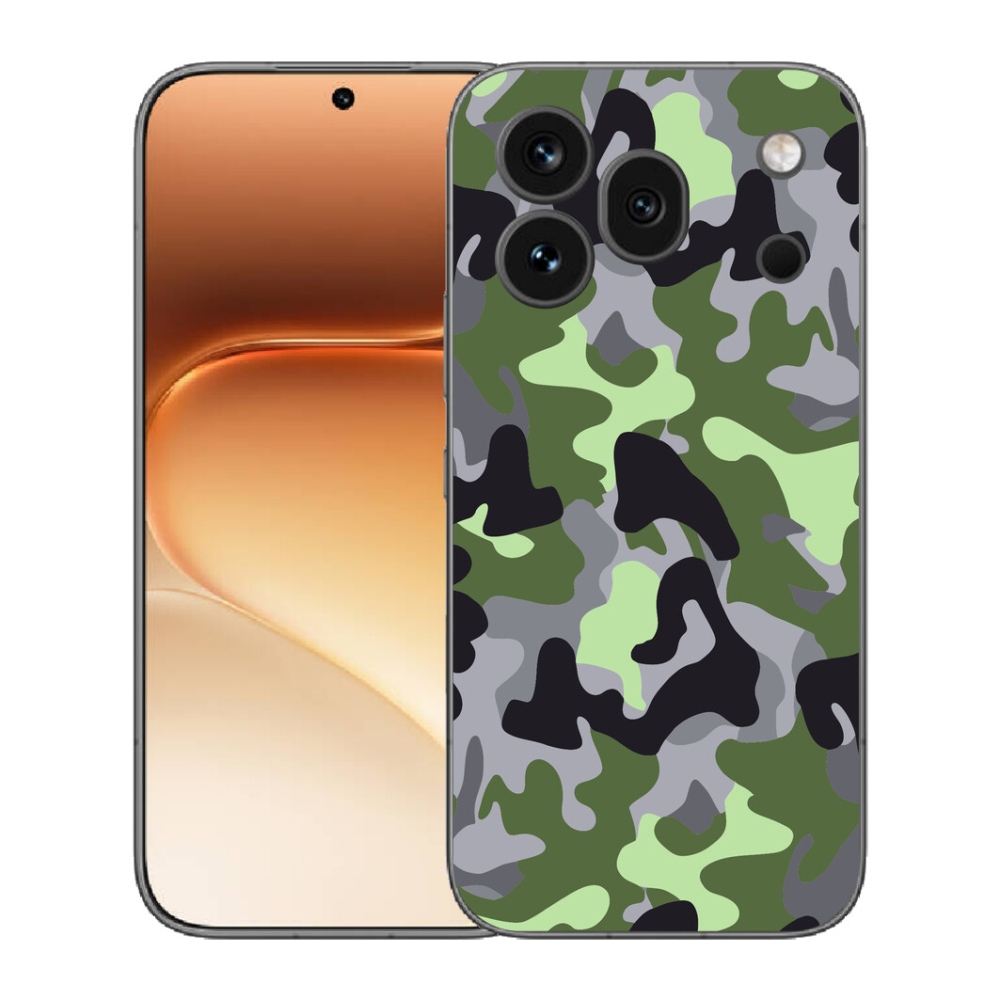 Gelový kryt mmCase na Honor 600 Pro - maskáčový vzor 7