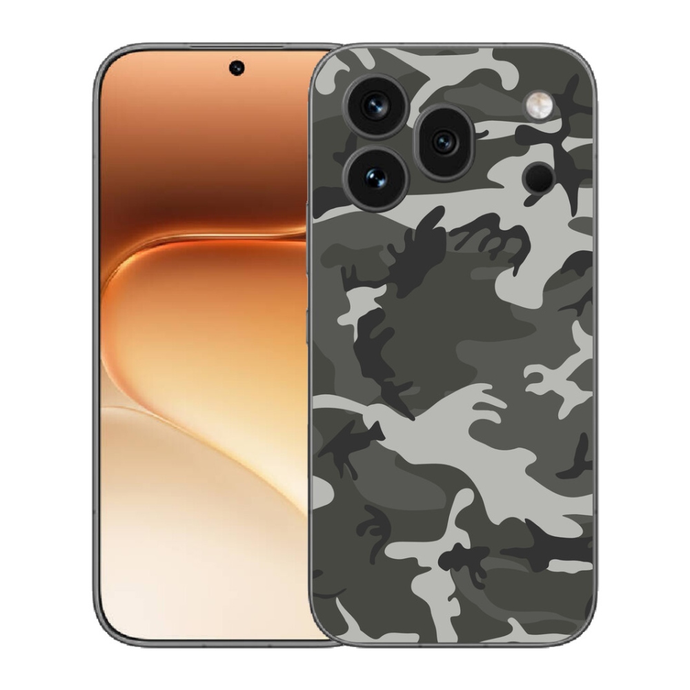 Gelový kryt mmCase na Honor 600 Pro - maskáčový vzor