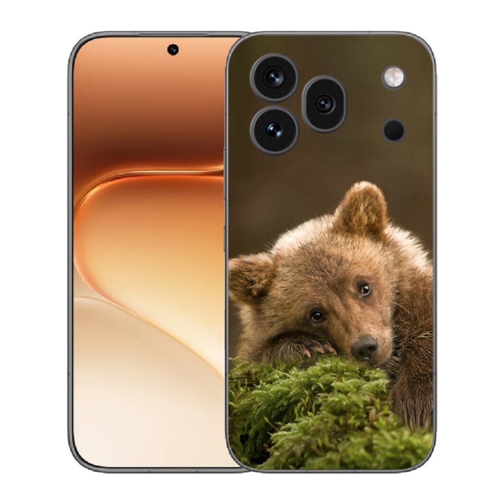 Gelový kryt mmCase na Honor 600 Pro - medvěd