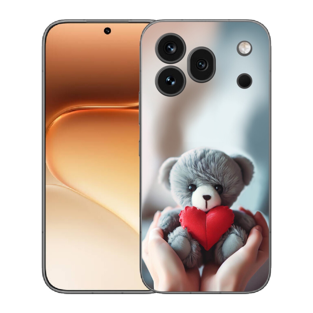 Gelový kryt mmCase na Honor 600 Pro - medvídek pro zamilované