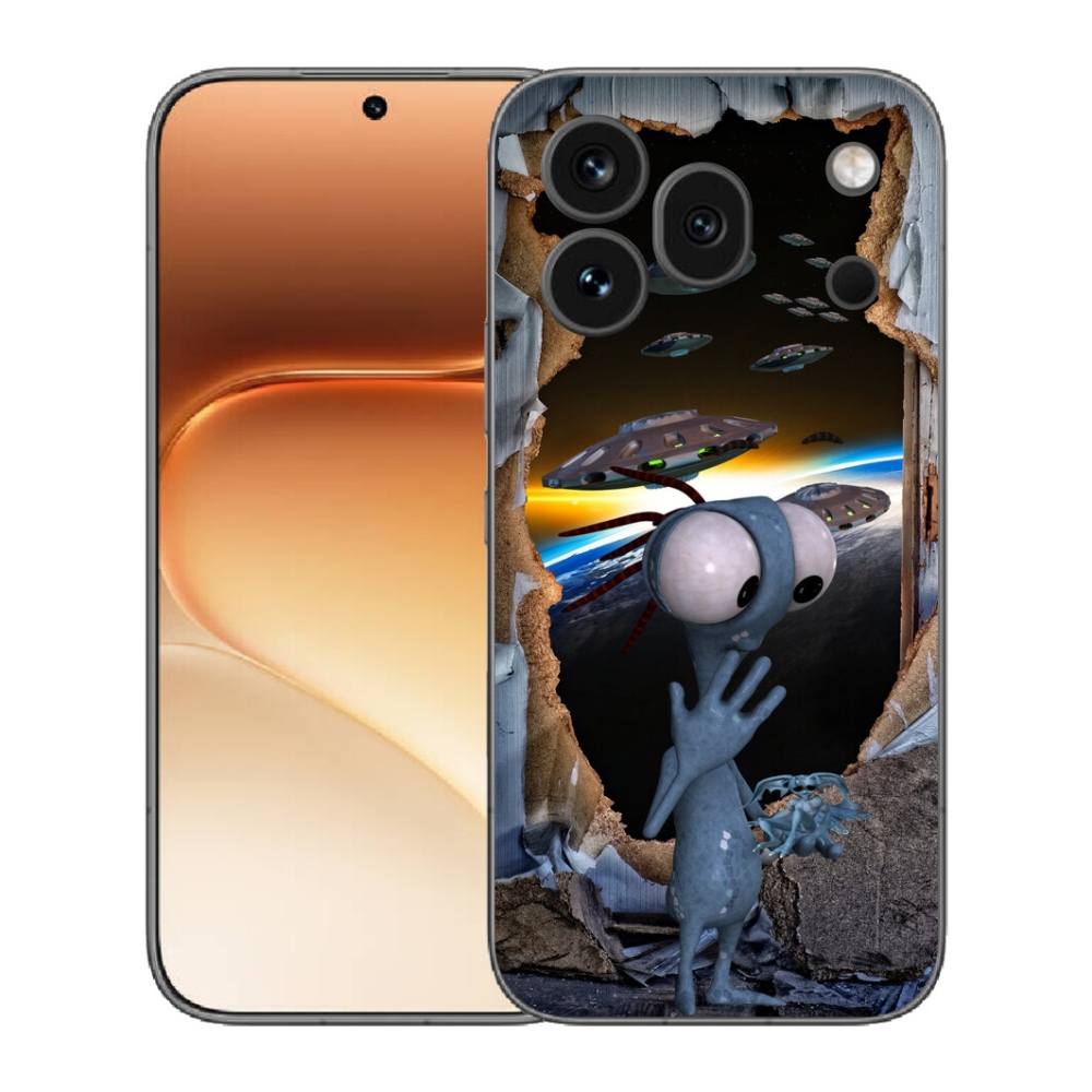 Gelový kryt mmCase na Honor 600 Pro - mimozemšťan