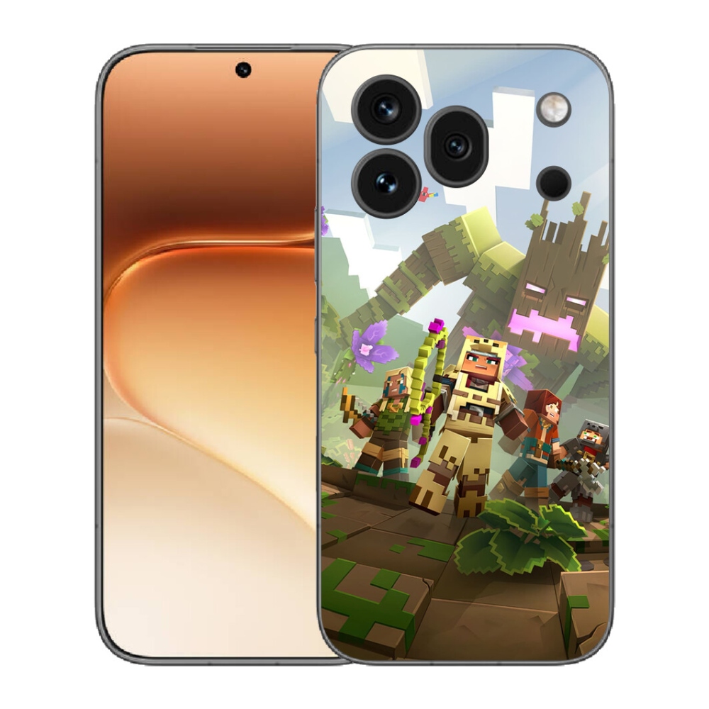 Gelový kryt mmCase na Honor 600 Pro - minecraft 1