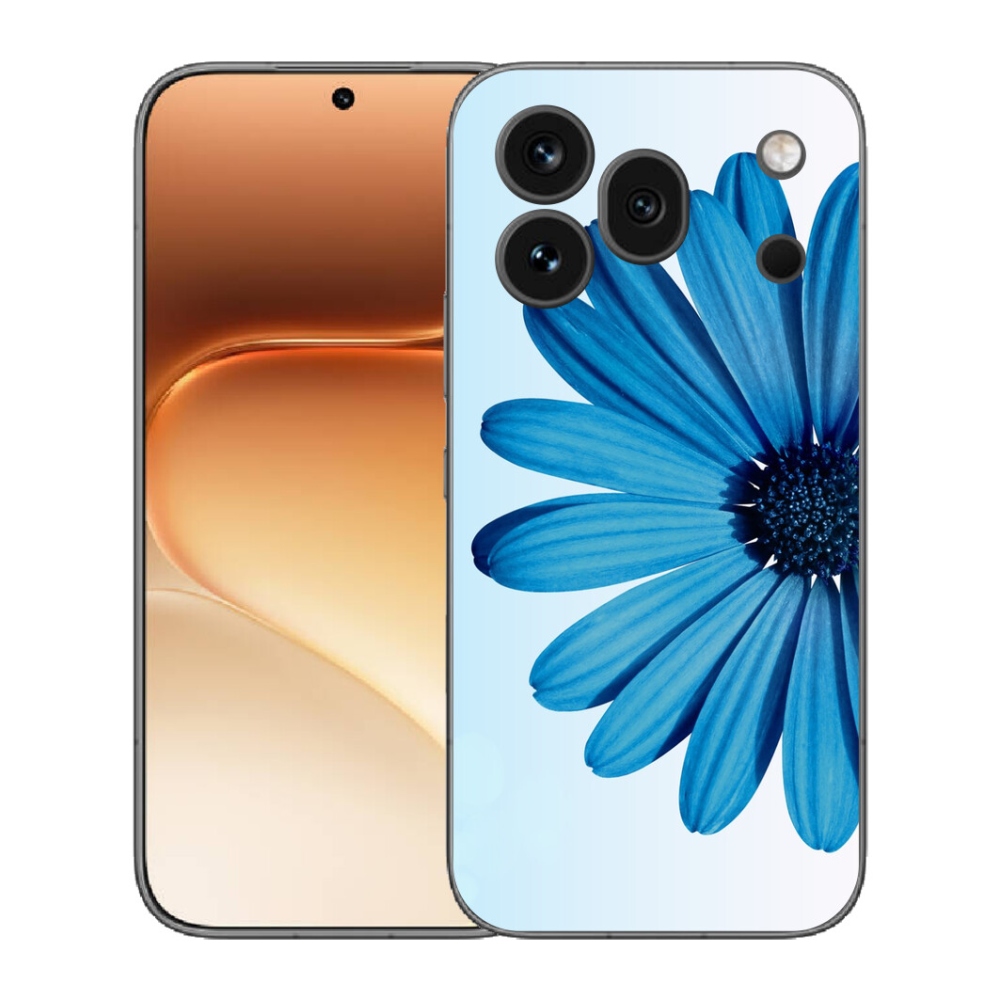 Gelový kryt mmCase na Honor 600 Pro - modrá kopretina