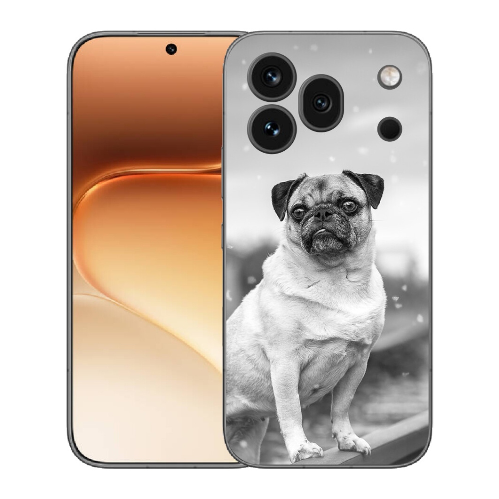 Gelový kryt mmCase na Honor 600 Pro - mops