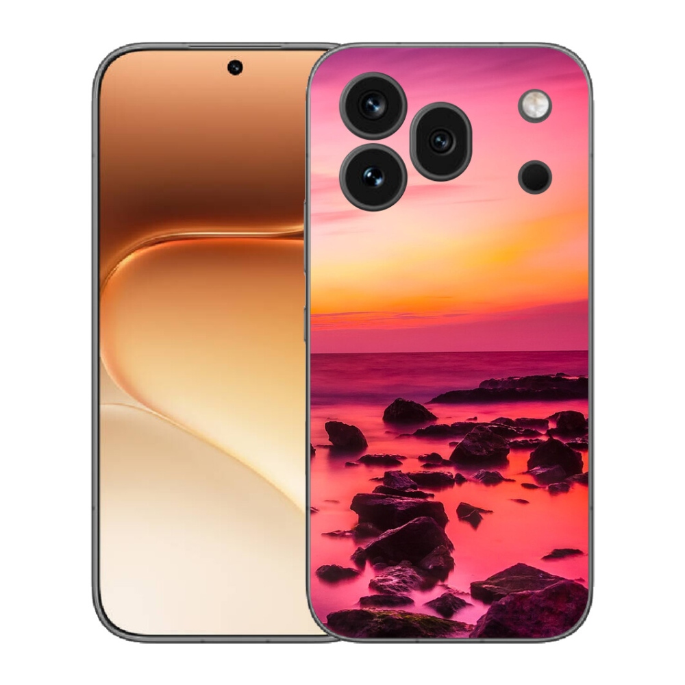 Gelový kryt mmCase na Honor 600 Pro - moře a záře