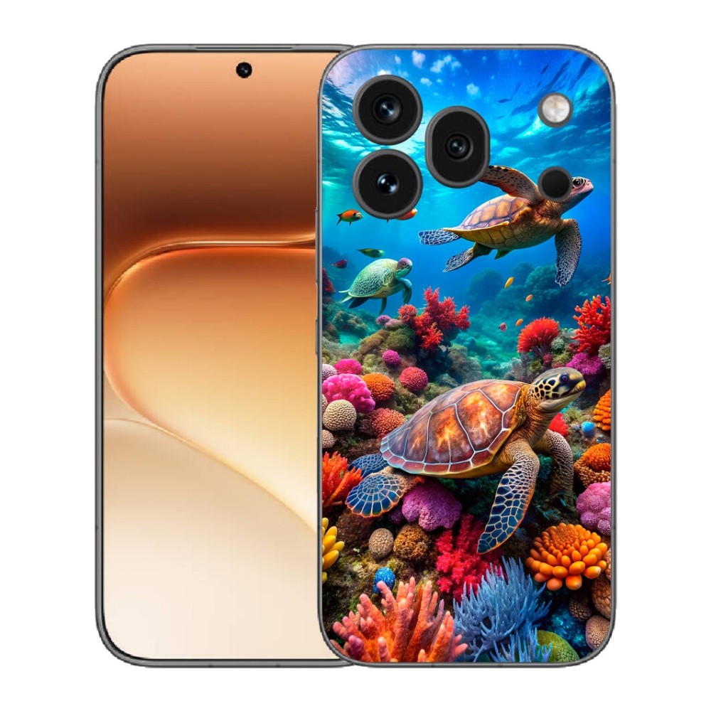 Gelový kryt mmCase na Honor 600 Pro - mořský svět 2