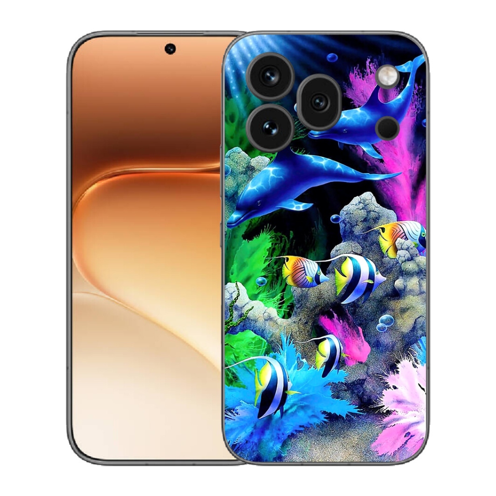 Gelový kryt mmCase na Honor 600 Pro - mořský svět