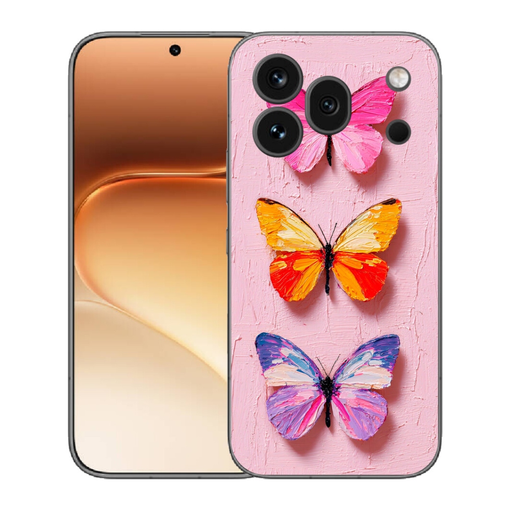 Gelový kryt mmCase na Honor 600 Pro - motýlí trojice