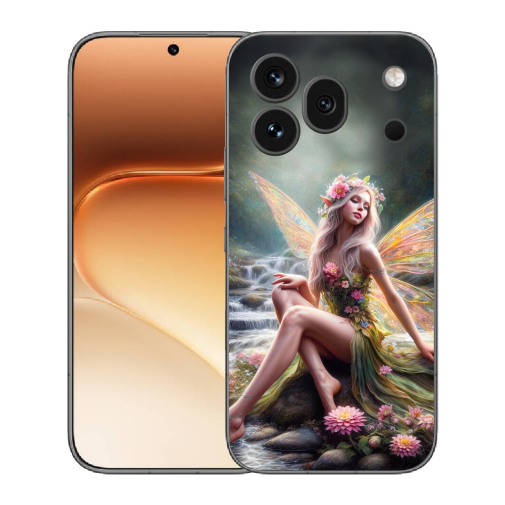 Gelový kryt mmCase na Honor 600 Pro - motýlí žena 1