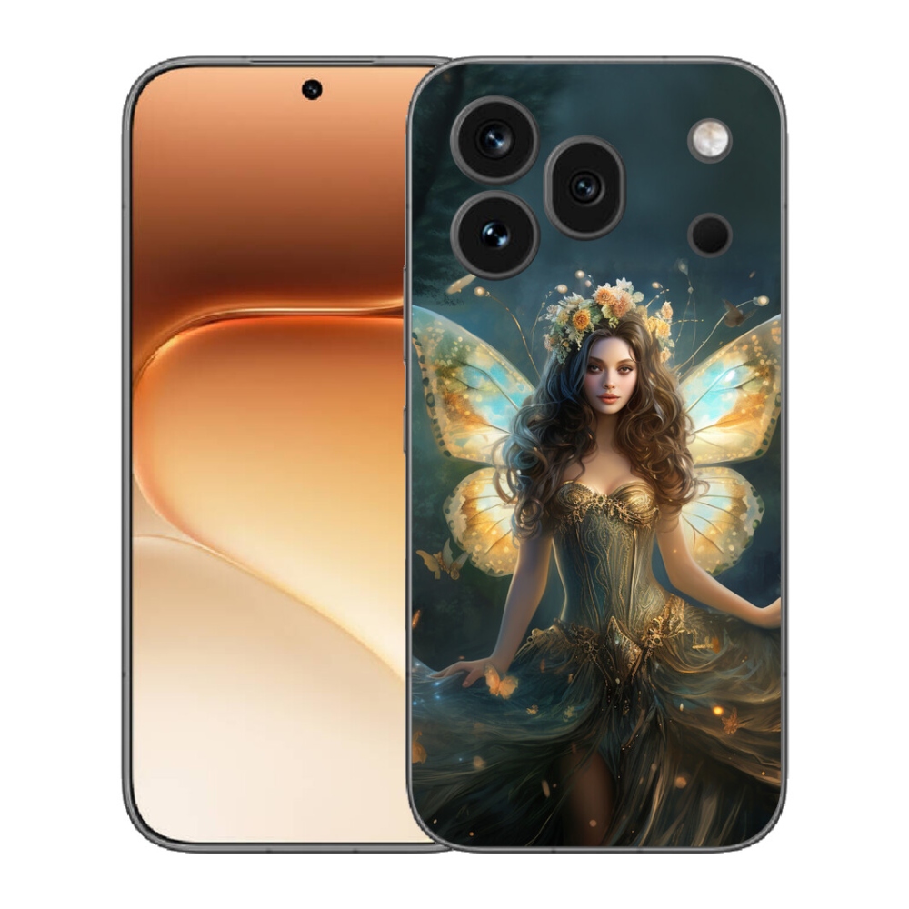 Gelový kryt mmCase na Honor 600 Pro - motýlí žena