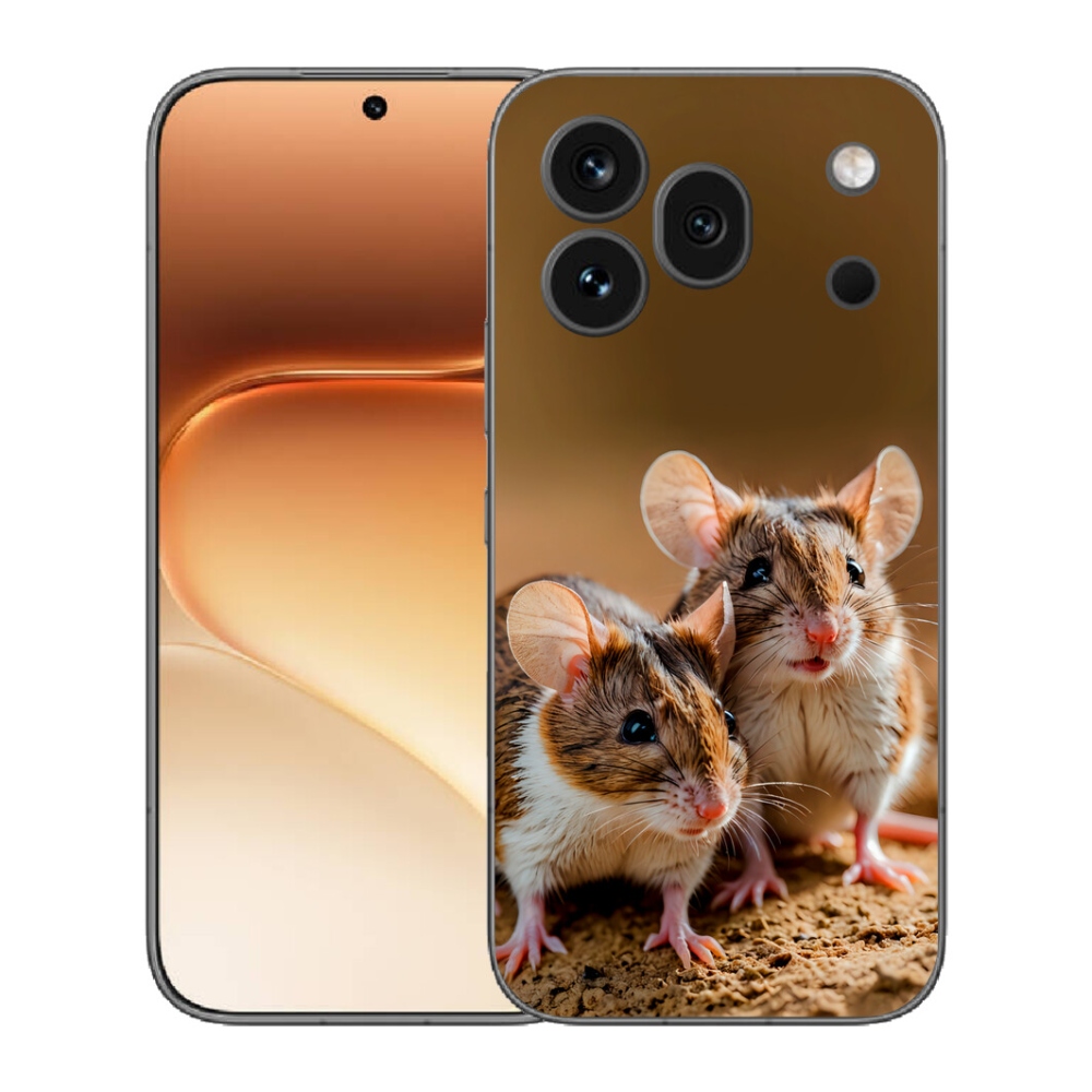 Gelový kryt mmCase na Honor 600 Pro - myší duo