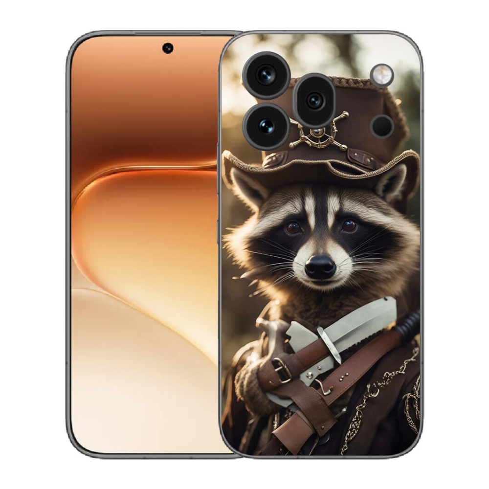 Gelový kryt mmCase na Honor 600 Pro - mýval v uniformě