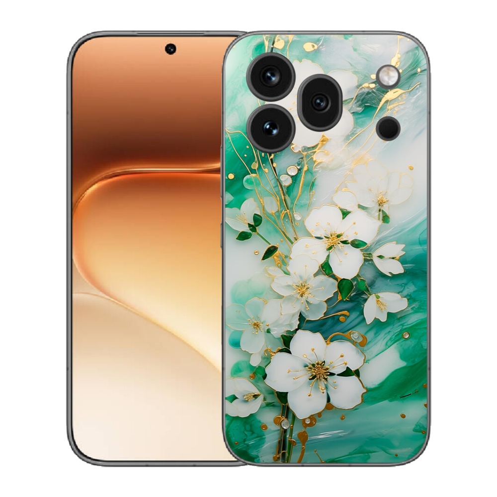 Gelový kryt mmCase na Honor 600 Pro - něžné květy