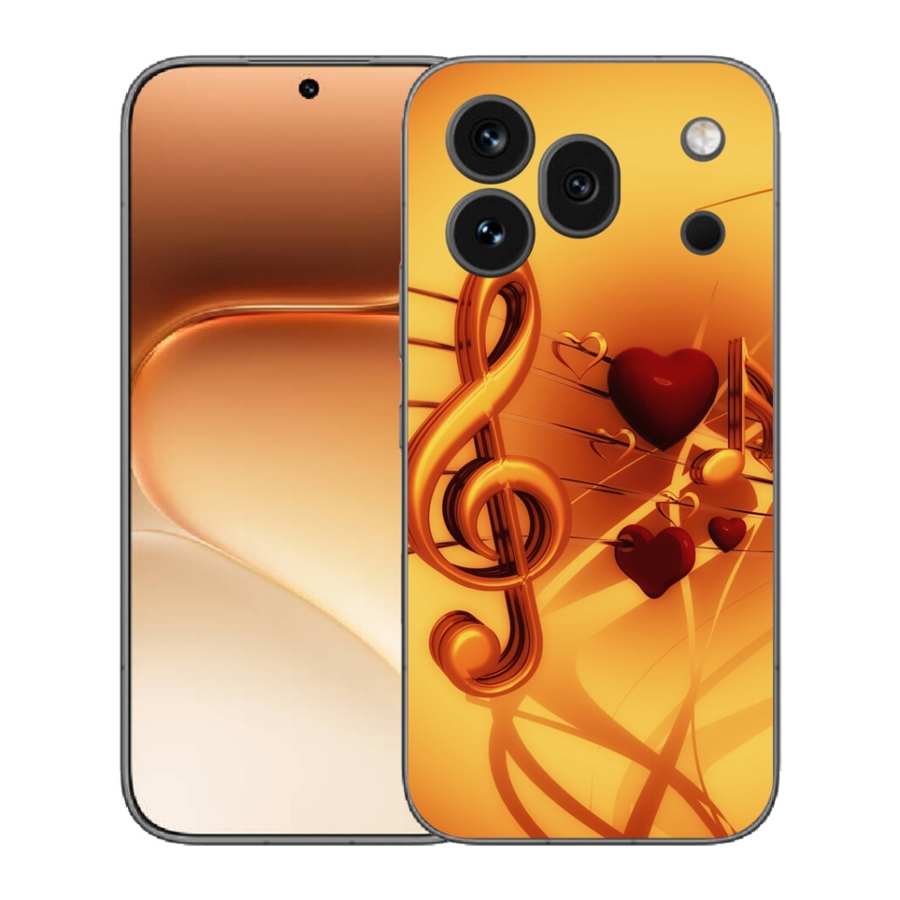 Gelový kryt mmCase na Honor 600 Pro - noty