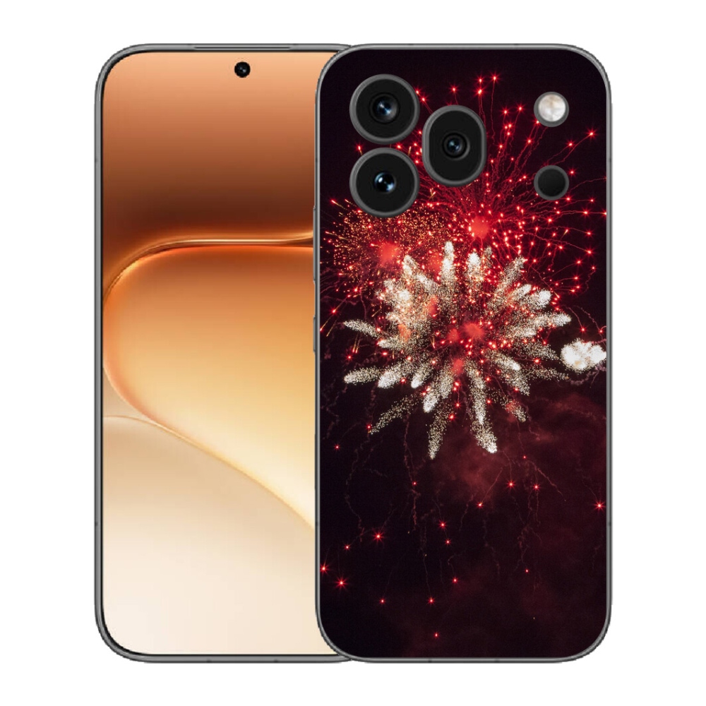 Gelový kryt mmCase na Honor 600 Pro - ohňostroj