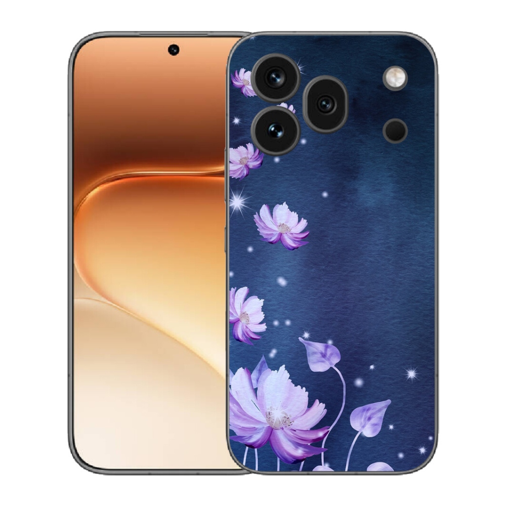 Gelový kryt mmCase na Honor 600 Pro - padající květy