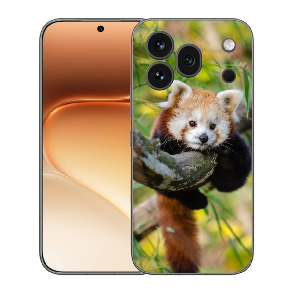 Gelový kryt mmCase na Honor 600 Pro - panda červená