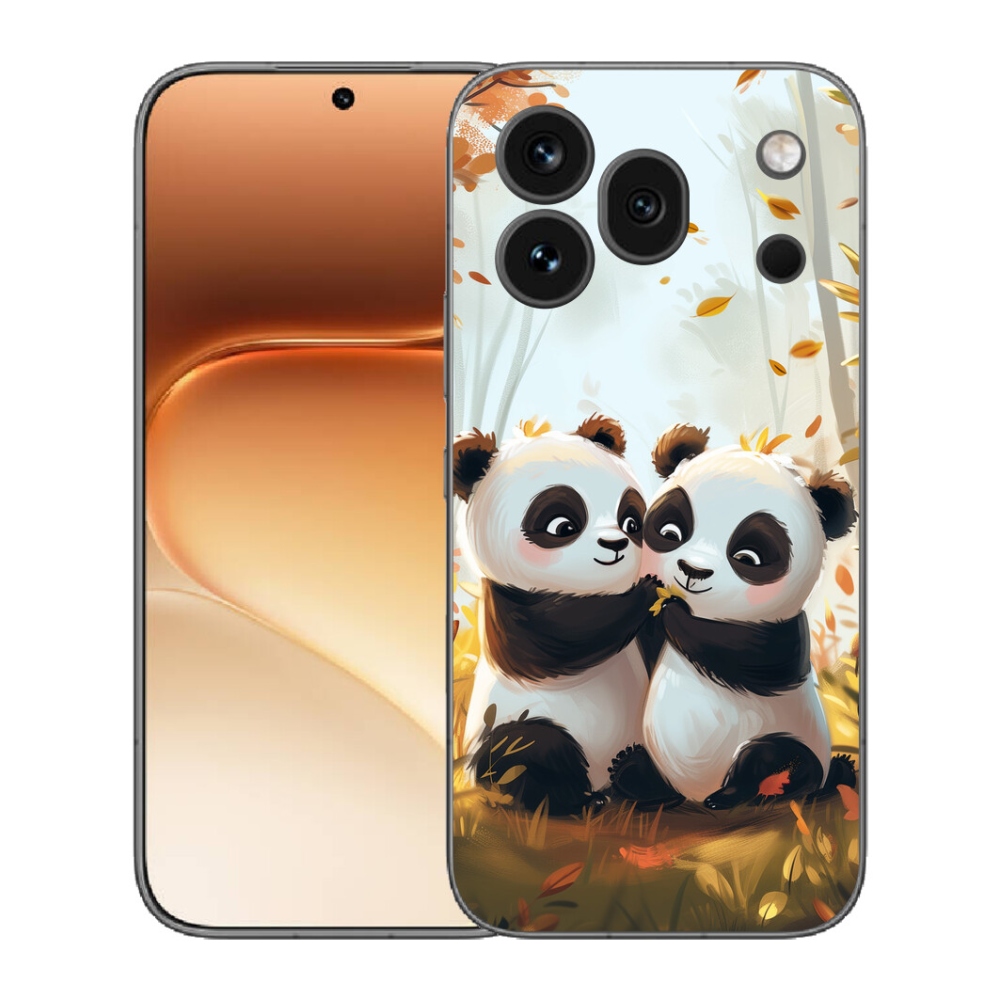 Gelový kryt mmCase na Honor 600 Pro - pandy