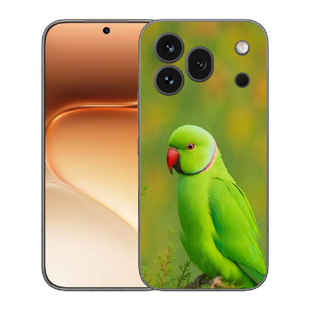 Gelový kryt mmCase na Honor 600 Pro - papoušek alexandr 2