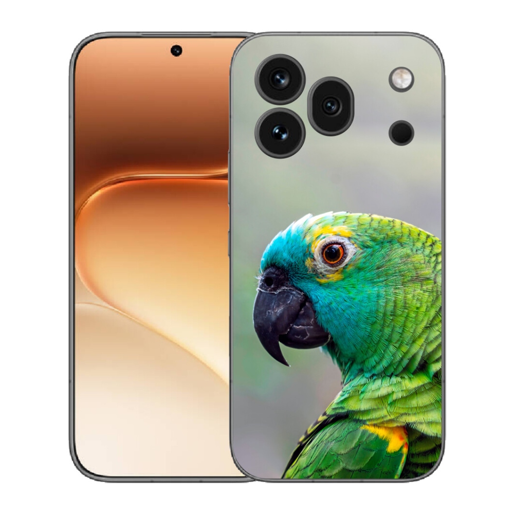 Gelový kryt mmCase na Honor 600 Pro - papoušek amazoňan