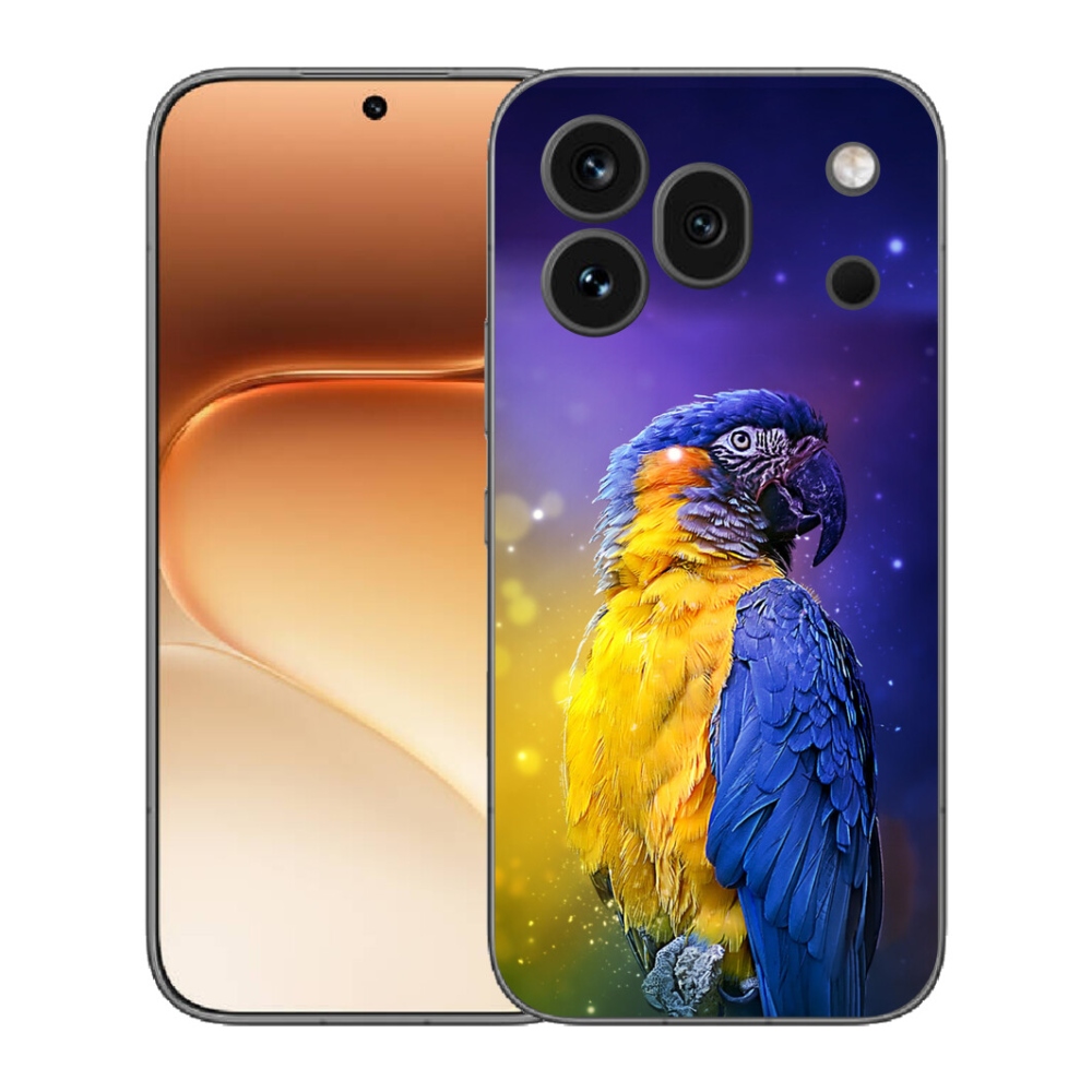 Gelový kryt mmCase na Honor 600 Pro - papoušek ara 1
