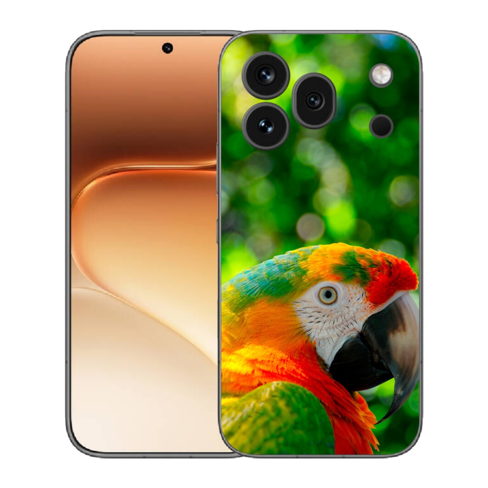 Gelový kryt mmCase na Honor 600 Pro - papoušek ara 3