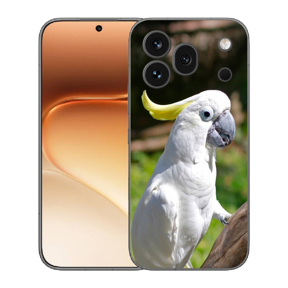 Gelový kryt mmCase na Honor 600 Pro - papoušek kakadu 2