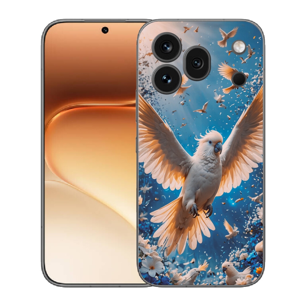 Gelový kryt mmCase na Honor 600 Pro - papoušek kakadu