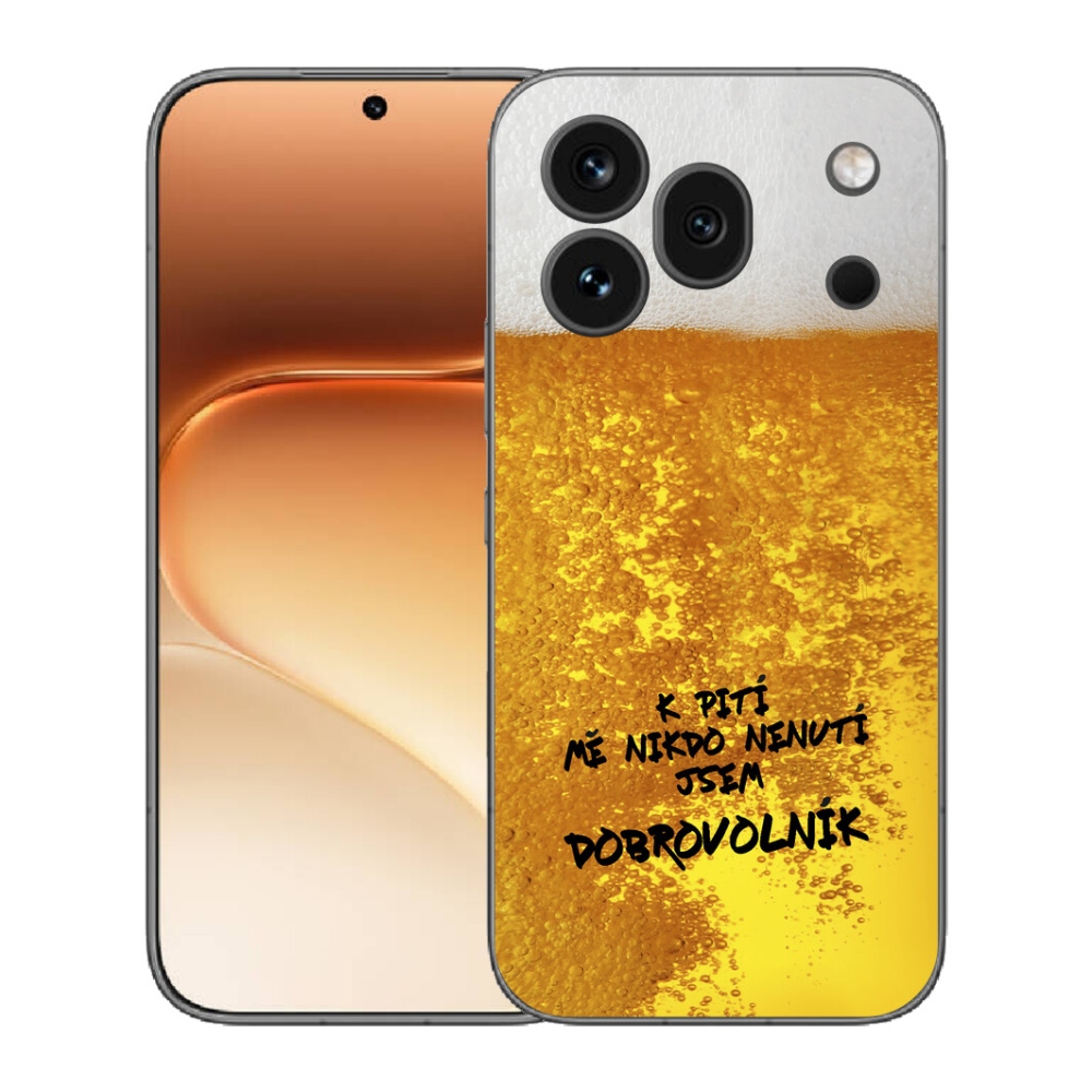 Gelový kryt mmCase na Honor 600 Pro - pivní motiv 4