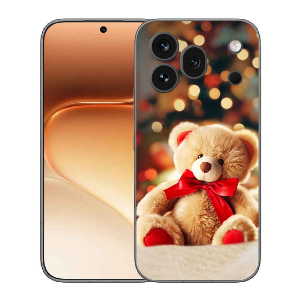 Gelový kryt mmCase na Honor 600 Pro - plyšový medvídek