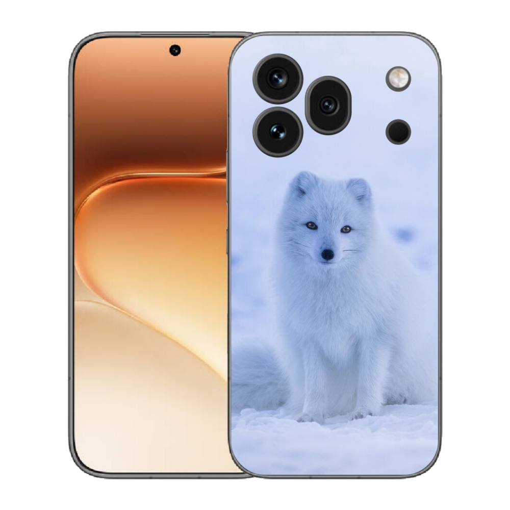 Gelový kryt mmCase na Honor 600 Pro - polární liška