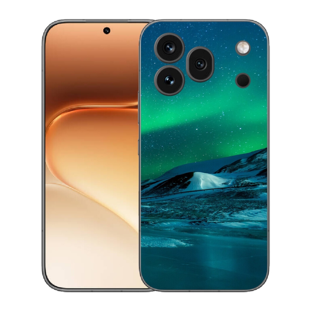 Gelový kryt mmCase na Honor 600 Pro - polární záře
