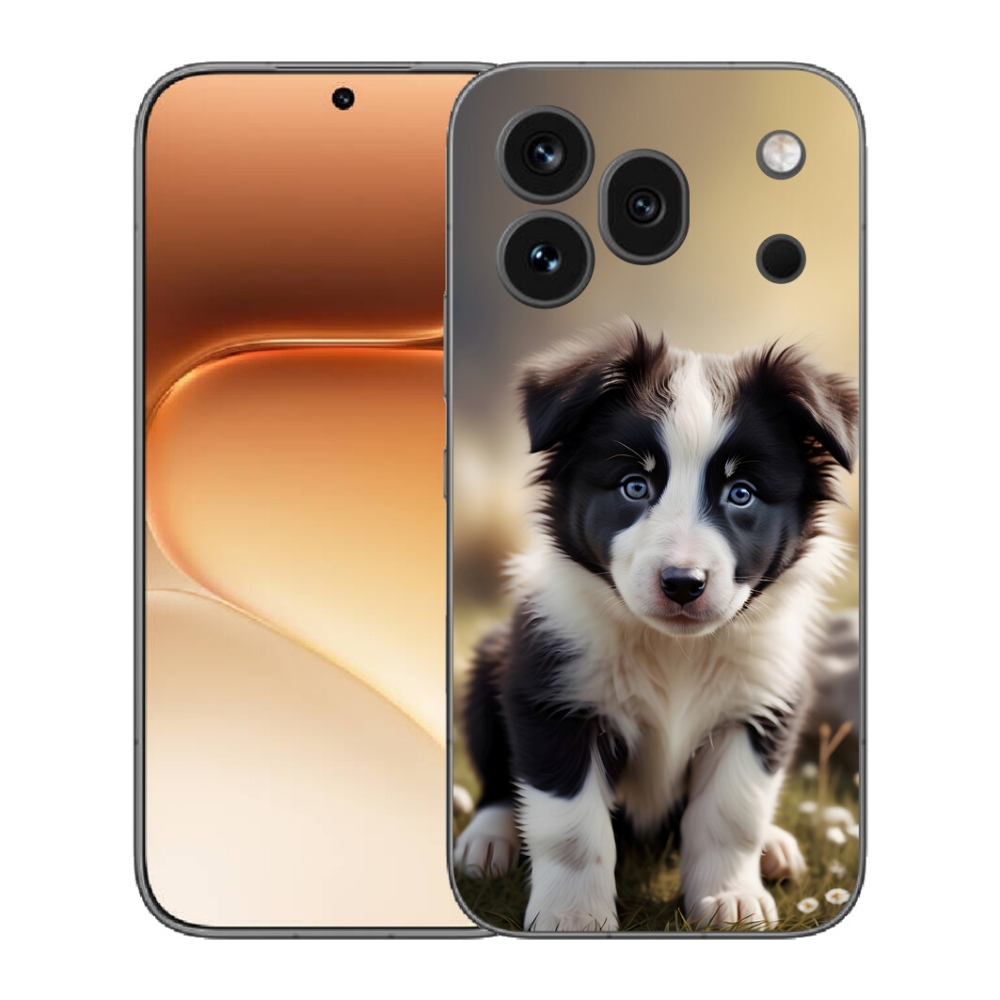 Gelový kryt mmCase na Honor 600 Pro - roztomilá border kolie