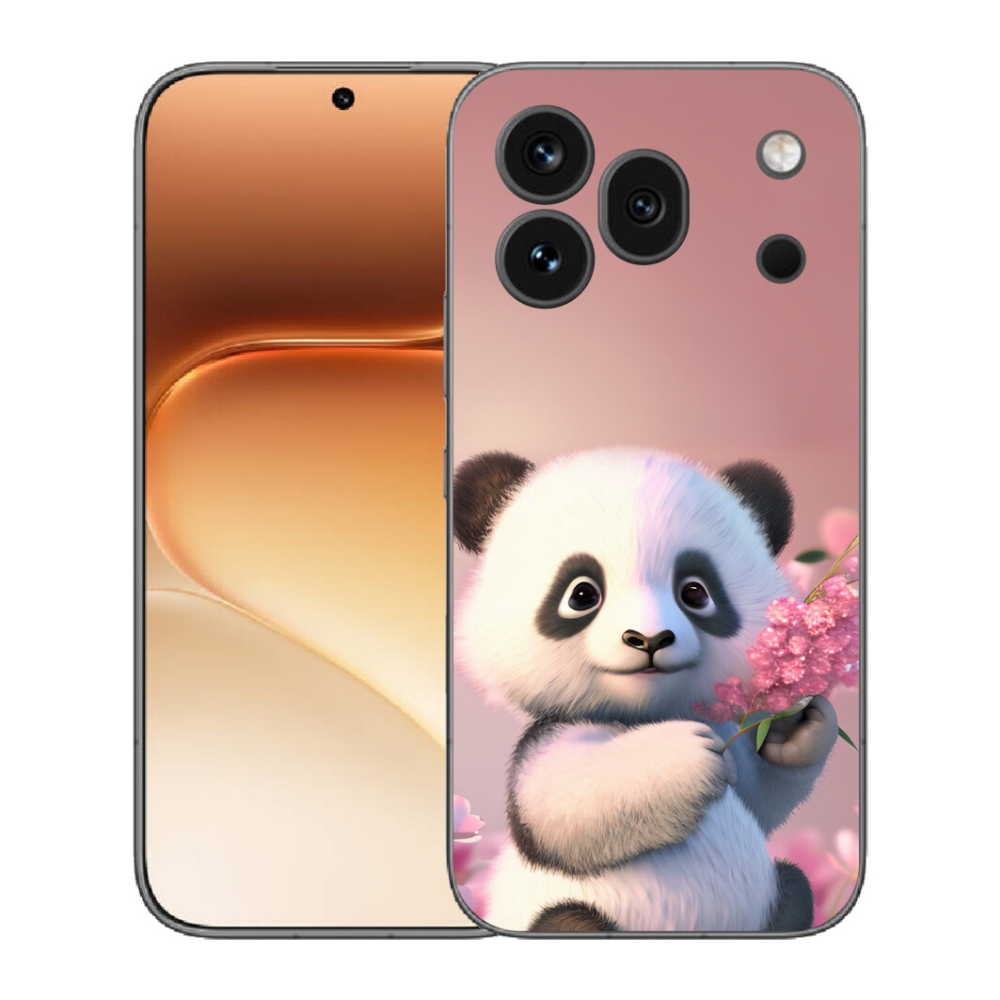 Gelový kryt mmCase na Honor 600 Pro - roztomilá panda
